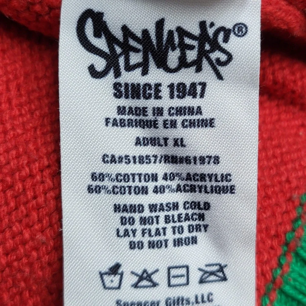 The Office Men Sweatshirt XL‎ Red Fair Isle Ugly Sweater Dwight Christmas